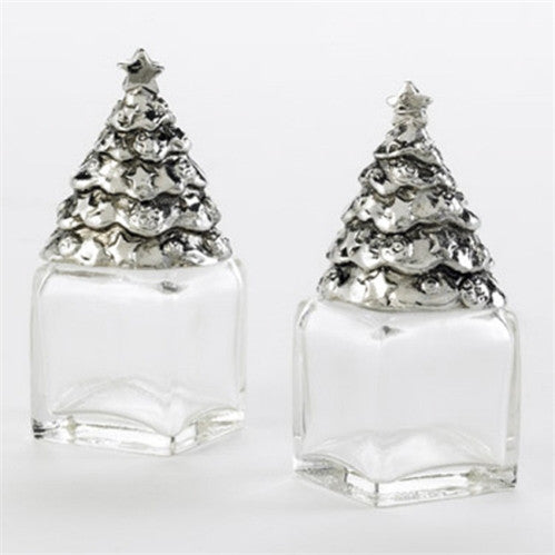 Mini xmas tress Glass S/P Set
