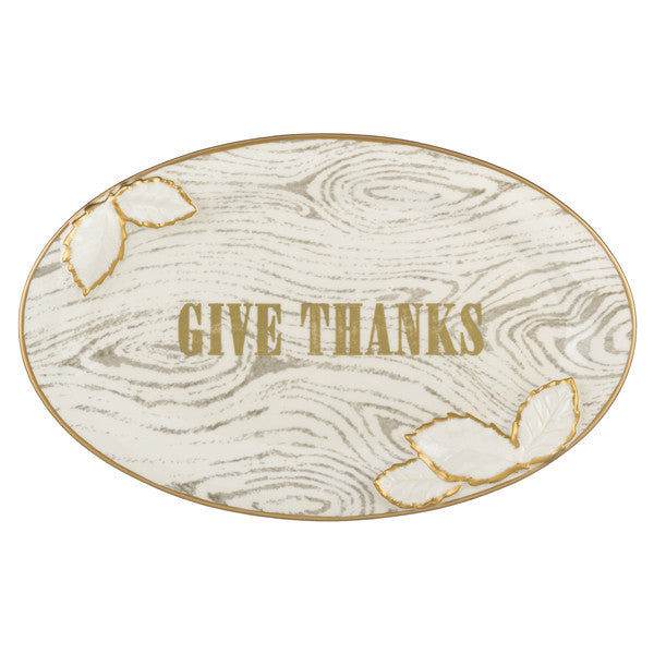 Soiree "GiveThanks" Oval Platter