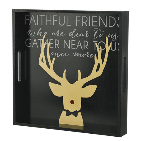 Merry & Bright "Faithful Friends" Tray