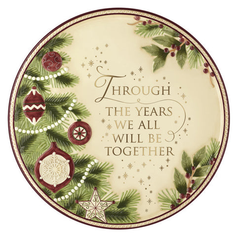 Traditions Lg Round Serving Platter