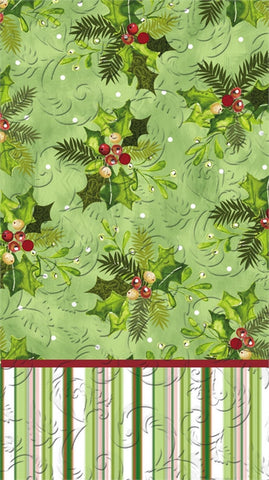 Festive Foliage Christmas Paper Guest Towel