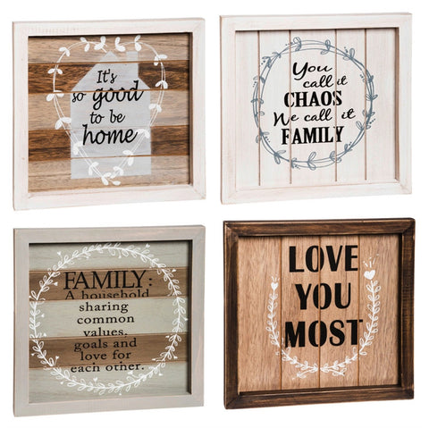 Inspirational Family Wooden Wall Decor