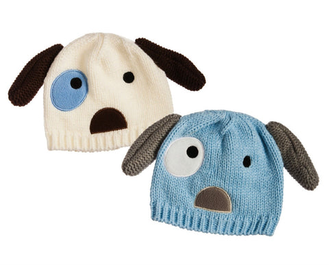 childrens Lil' Pup Knit Hat