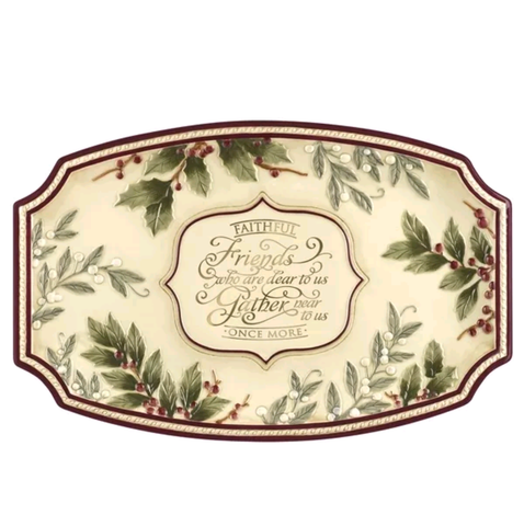 Faithful Friends Lg Platter