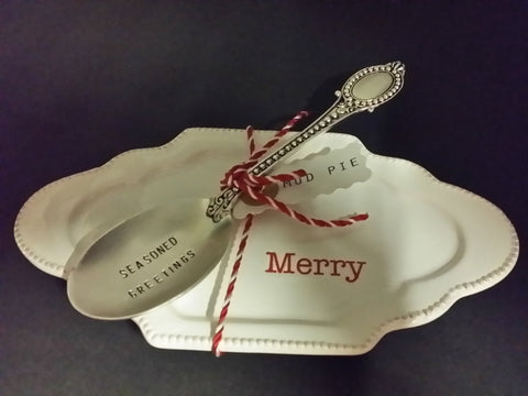 Circa  "MERRY" spoon Rest