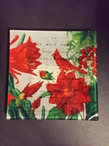 fleur Noel Deco plate